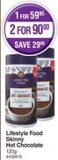 Lifestyle Food Skinny Hot Chocolate-For 1 x 120g