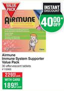 Airmune Immune System Supporter Value Pack (30 Effervescent Tablets)-Per Pack