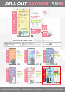 Edgars Connect : Sell Out Savings (14 May - 18 May 2025), page 1