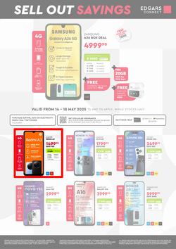 Edgars Connect : Sell Out Savings (14 May - 18 May 2025), page 1