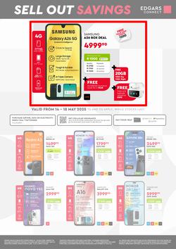 Edgars Connect : Sell Out Savings (14 May - 18 May 2025), page 1