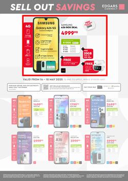 Edgars Connect : Sell Out Savings (14 May - 18 May 2025), page 1