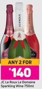 Jc Le Roux Le Domaine Sparkling Wine-For Any 2 x 750ml