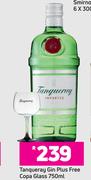 Tanqueray Gin 750ml Plus Free Copa Glass