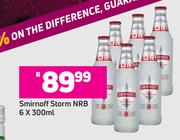 Smirnoff Storm NRB-6 x 300ml