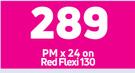 Samsung Galaxy A04 Smartphone-On Red Flexi 130