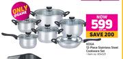 Koga 12 Piece Stainless Steel Cookware Set-Per Set