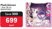 Plush Unicorn 850012762-Each