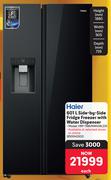Haier 601L Side By Side Fridge/Freezer With Water Dispenser HRF-768VNWIGBL (ZA) 850045302