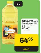 Great Value Sunflower Oil-2L