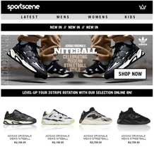 Sportscene : Step Into NEW 3Stripe Heat (Request Valid Dates From Retailer)