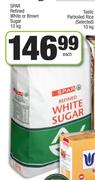 Spar Refined White Or Brown Sugar-10Kg Each