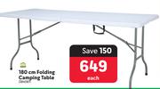 Camp Master 180cm Folding Camping Table