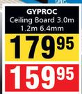 Gyproc Ceiling Board-3.0m x 1.2m x 6.4mm