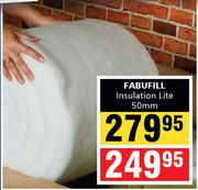 Fabufill Insulation Lite 50mm
