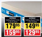 Gyproc Ceiling Board-3.0m x 1.2m x 6.4mm