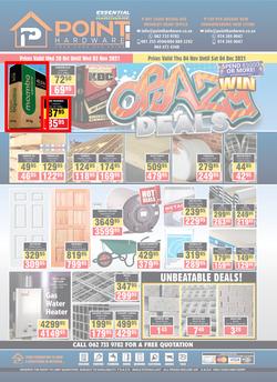 Point Hardware : Crazy Deals (20 October - 3 November 2021), page 1