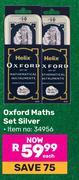 Helix Oxford Maths Set (Silver)-Each