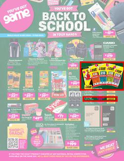 Game : Back To School (10 December - 11 February 2025), page 1