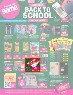 Game : Back To School (10 December - 11 February 2025), page 1