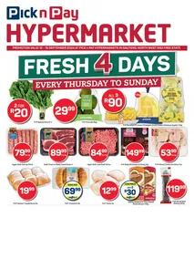 Pick n Pay Hypermarket Gauteng, North West & Free State : Fresh Specials (12 September - 15 September 2024)