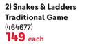 Prioa Snakes & Ladder Traditional Game-Each
