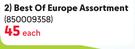 Matchbox Best Of Europe Assortment-Each