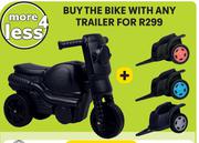 Big Jim Racing Scooter + Big Jim Racing Trailer-Both For