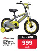 Raleigh 12" Cosmic BMX Bicycle-Each