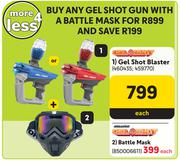 Gel Shot Blaster + Gel Shot Battle Mask-Both For