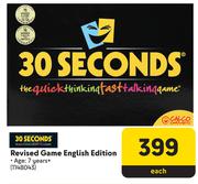 30 Seconds Revised Game English Edition-Each