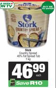 Stork Country Spread 40% Fat Spread Tub-1Kg 