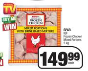 Spar IQF Frozen Chicken Mixed Portions-5Kg Each