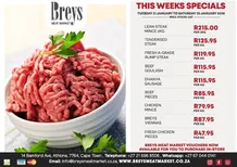 Breys Meat Market : Specials (21 January - 25 January 2025)