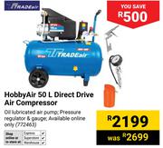 Tradeair Hobby Air 50Ltr Direct Drive Air Compressor 772463