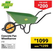 Lasher Concrete Pan Wheelbarrow 13