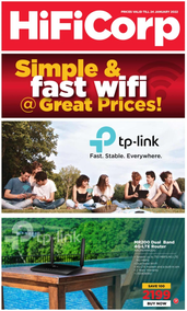 HiFi Corp : Simple & Fast WiFi @ Great Prices (18 January - 24 January 2022)