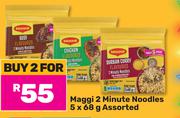 Maggi 2 Minute Noodles Assorted-For 2 x 5 x 68g