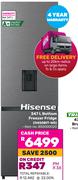 Hisense 347L Bottom Freezer/Fridge H450BIT-WD