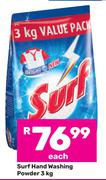 Surf Hand Washing Powder-3Kg Each