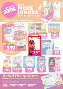 Game SASSA : Get More iGroza For Your Buck (25 January - 09 February 2025), page 1