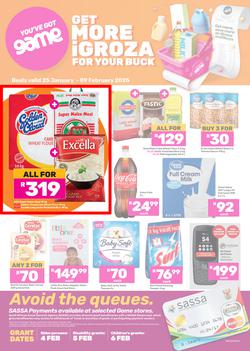 Game SASSA : Get More iGroza For Your Buck (25 January - 09 February 2025), page 1