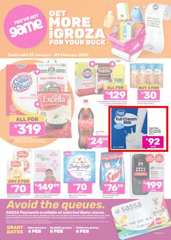 Game SASSA : Get More iGroza For Your Buck (25 January - 09 February 2025), page 1