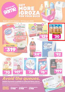 Game SASSA : Get More iGroza For Your Buck (25 January - 09 February 2025), page 1
