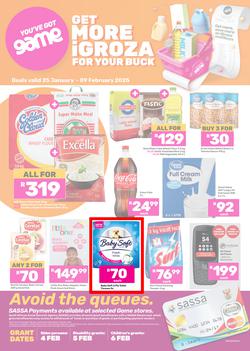 Game SASSA : Get More iGroza For Your Buck (25 January - 09 February 2025), page 1
