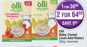 Olli Baby Cereal (Just Add Water) Assorted-For 1 x 250g