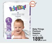 Baby Things Premium Nappies-Per Pack