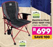 Campmaster Hard Arm Chair F03-100F-170