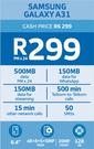 0Samsung Galaxy A31 Contract