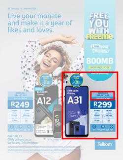 Telkom : Free You With Free Me (20 January - 31 March 2021), page 1